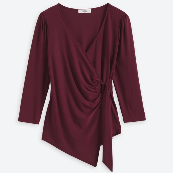 NWT Beacon Women’s 3/4 Sleeve Ring Top M - Picture 5 of 5